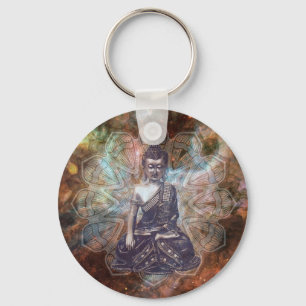Cosmos Buddha Keychain