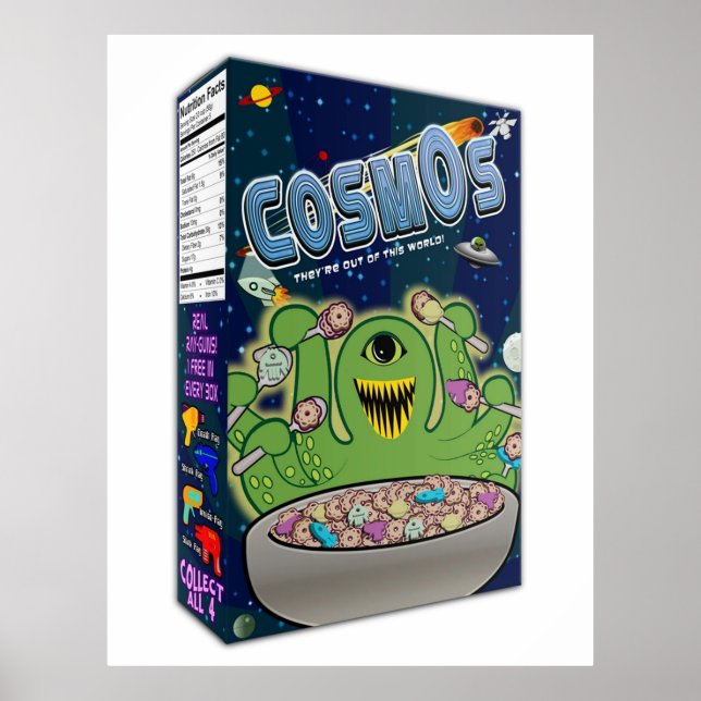 COSMOS Cereal Box Poster (Front)