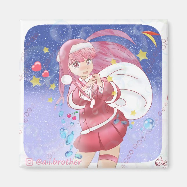 Cosmos Christmas Magnet (Front)