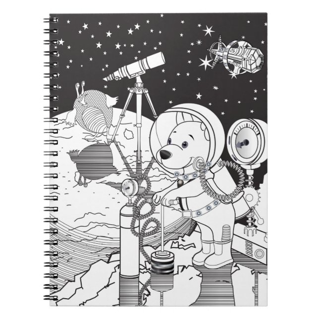 cosmos Coloring Notebook (Front)