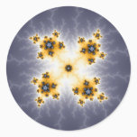 Cosmos - Fractal Classic Round Sticker