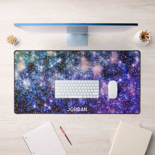 Cosmos Galaxy Celestial Stars Nebula Personalized Desk Mat
