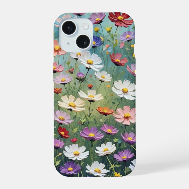 Cosmos Garden Abstract Iphone Case (Back)