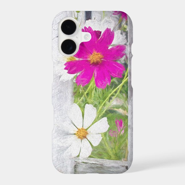 Cosmos garden impressionism Case-Mate iPhone case (Back)
