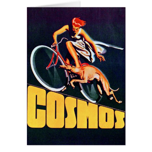 Cosmos Greyhound Bicycle Cards (Front)