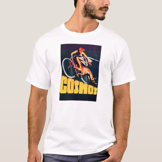 Cosmos Greyhound Bicycle T-Shirt (Front)