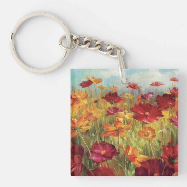 Cosmos in the Field Keychain (Front)
