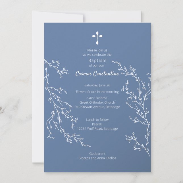 Cosmos Invitation 1 (Front)