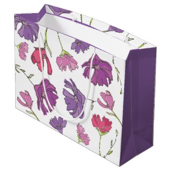 Cosmos Large Gift Bag by Zazzlemm_Cards at Zazzle