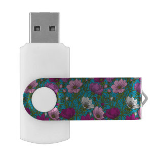 Cosmos mix on blue flash drive