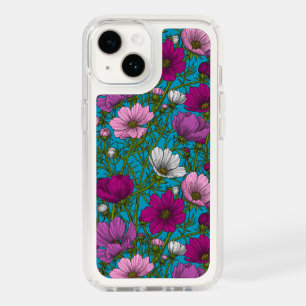 Cosmos mix on blue speck iPhone 14 case