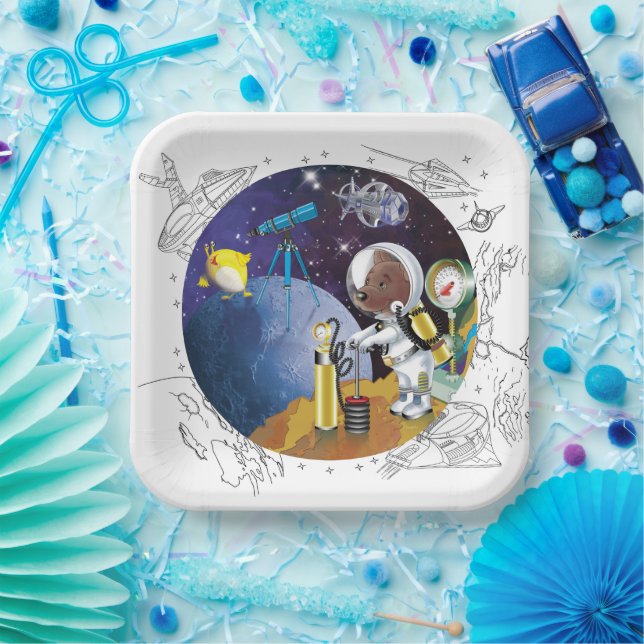 cosmos paper plates (Party)