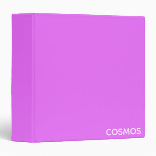 Cosmos purple color name 3 ring binder