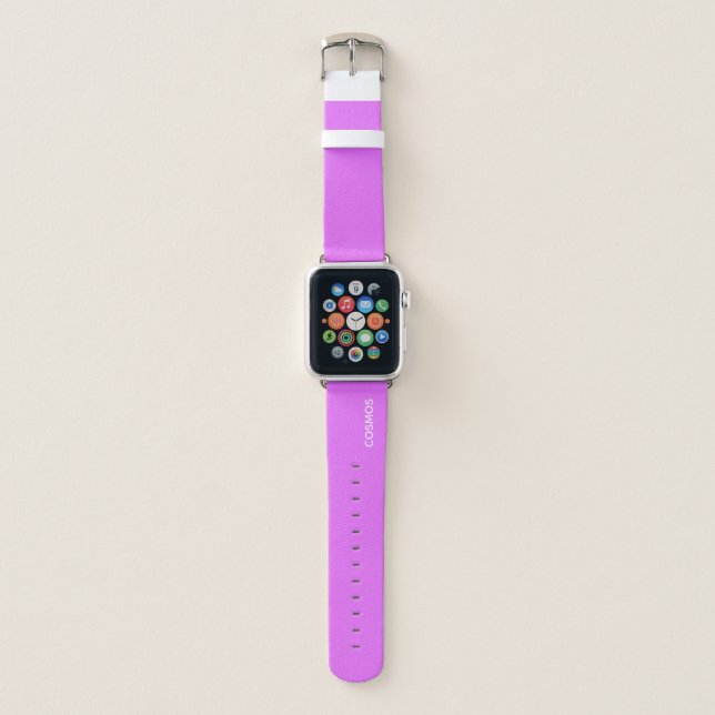 Cosmos purple color name apple watch band (Front)