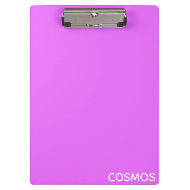 Cosmos purple color name clipboard (Front)