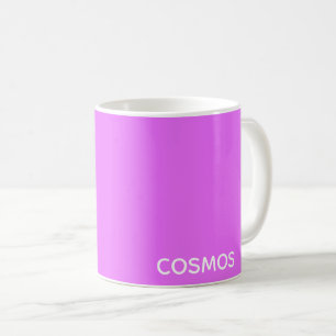Cosmos purple color name coffee mug