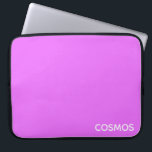 Cosmos purple color name laptop sleeve<br><div class="desc">Cosmos purple color name</div>