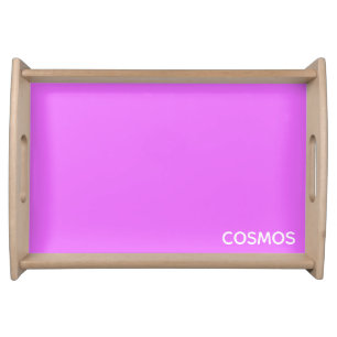 Cosmos purple color name serving tray