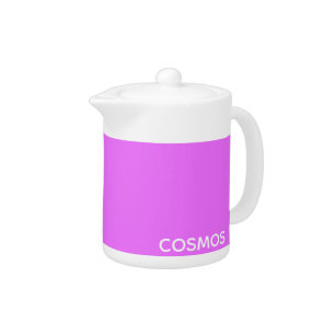 Cosmos purple color name teapot
