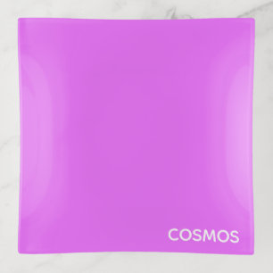 Cosmos purple color name trinket tray