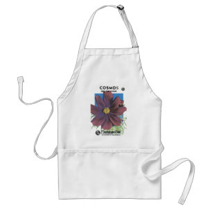 Cosmos Sensation Dazzler, F. Lagomarsino & Sons Adult Apron