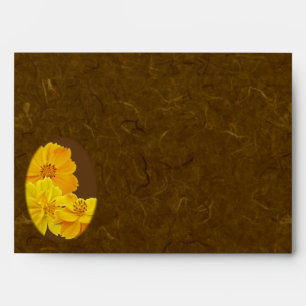 Cosmos Thank You Flowers Envelope