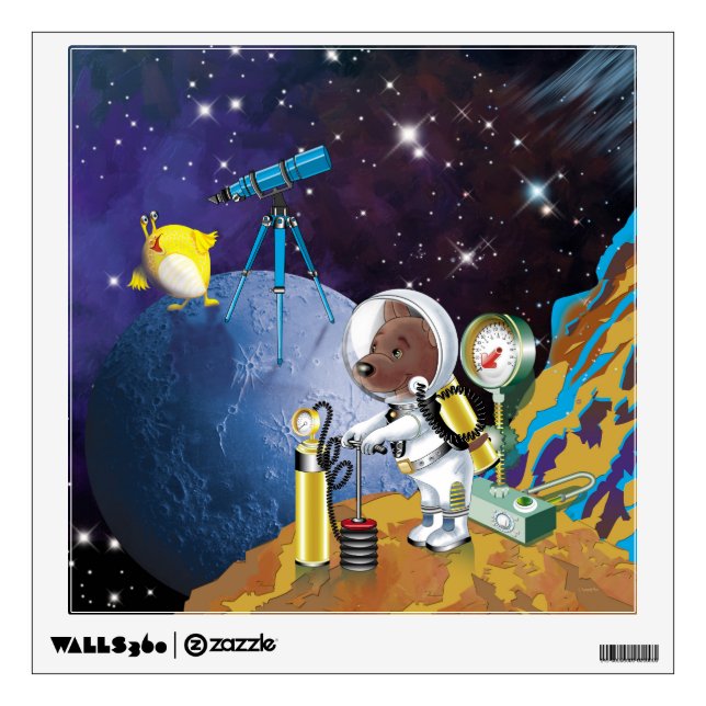 cosmos wall decal (Front)