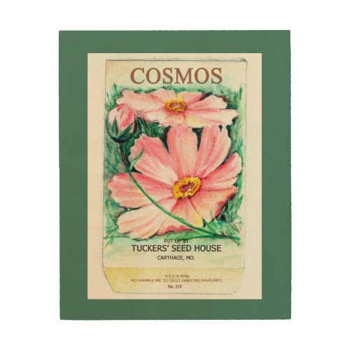 Cosmos Wood Wall Art