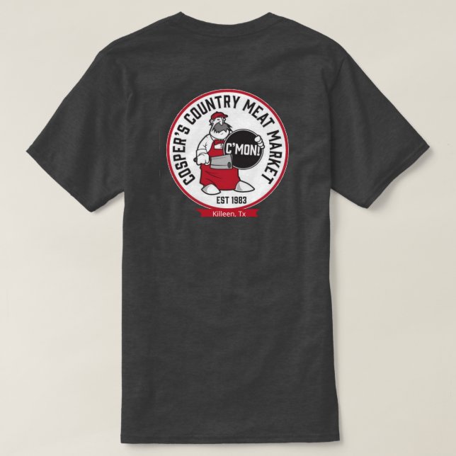 Cosper's Country Meat Market T-Shirt (Design Back)