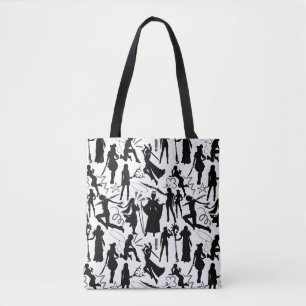 Cosplay Anime actions pattern.w Tote Bag