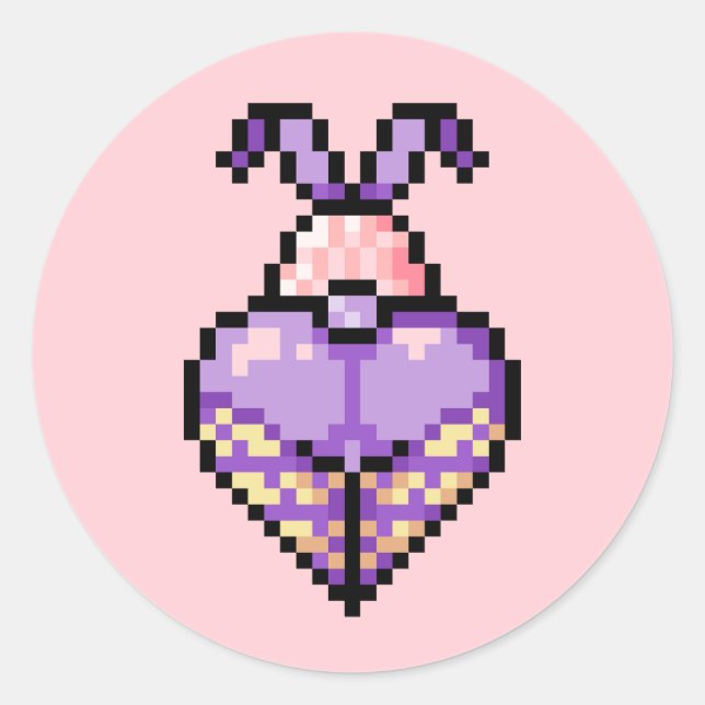 Cosplay bunny butt Sticker (Front)