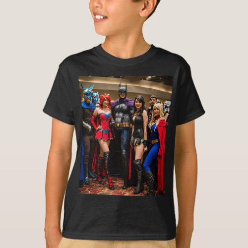 Cosplay Carnival Kids Comic Con Group T_Shirt T_Shirt