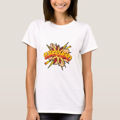 Cosplay Comic Book Pop Art SUPERHERO T_Shirt