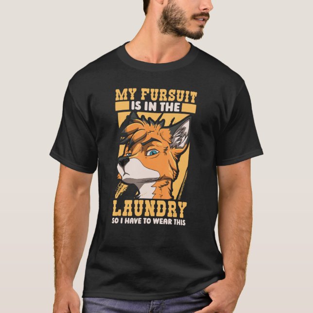 Cosplay Furries  Fursona Furry Fandom T-Shirt (Front)