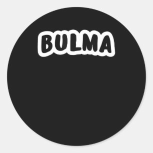 Cosplay Lover Bulma Cosplay Anime Character Classic Round Sticker