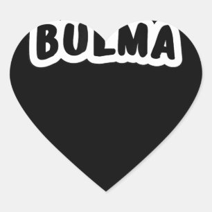 Cosplay Lover Bulma Cosplay Anime Character Heart Sticker