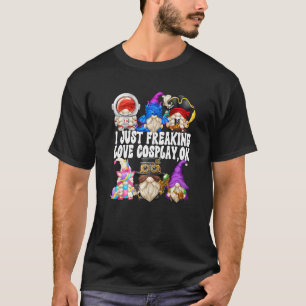 Cosplay Lover Quote For Family Cute Wizard And Dra T-Shirt