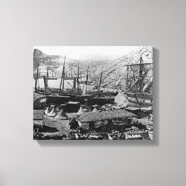 Cossack Bay, Crimea, c.1855 Canvas Print (Front)