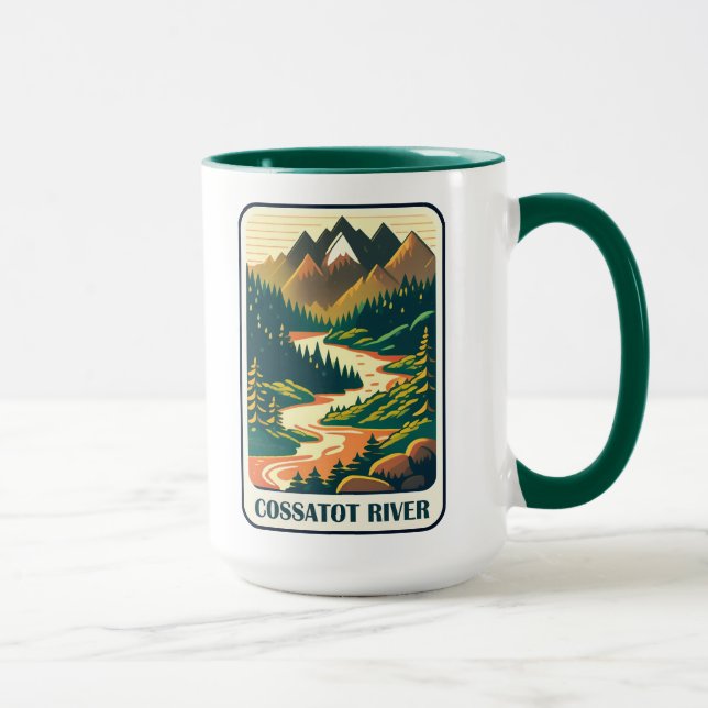 Cossatot River Arkansas Colors Mug (Right)
