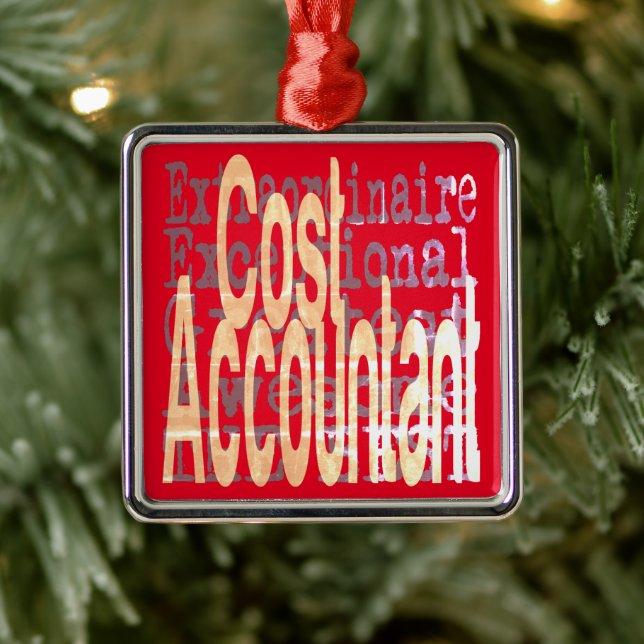Cost Accountant Extraordinaire Metal Ornament (Tree)