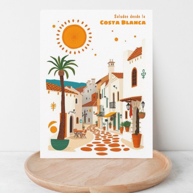 Costa blanca Spain holiday mediterranean Postcard (Creator Uploaded)