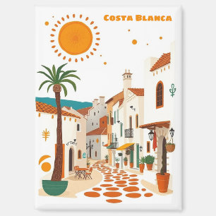 Costa blanca Spain holiday mediterranean souvenir Magnet