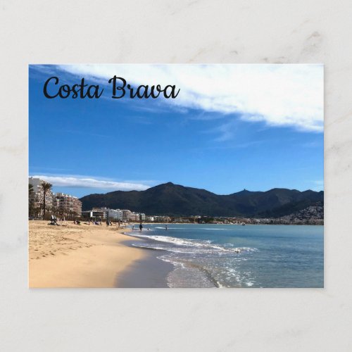 Costa Brava Spain _ Beach Photograph Postcard