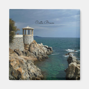 Costa Brava, Spain scenic photograph Magnet