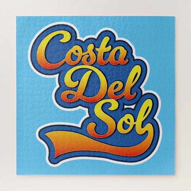 Costa Del Sol logo Jigsaw Puzzle (Vertical)