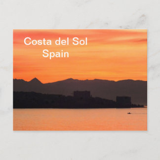 Costa del Sol, Spain Postcard