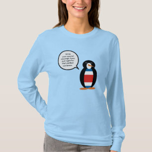 Costa Flag Wildlife Penguin Personalized Gift T-Shirt