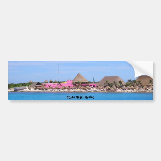 Costa Maya, Mexico Bumper Sticker (Front)