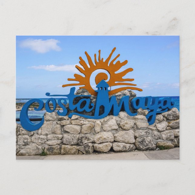 Costa Maya Mexico Postcard (Front)