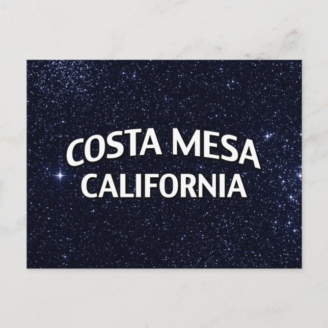 Costa Mesa California Postcard (Front)